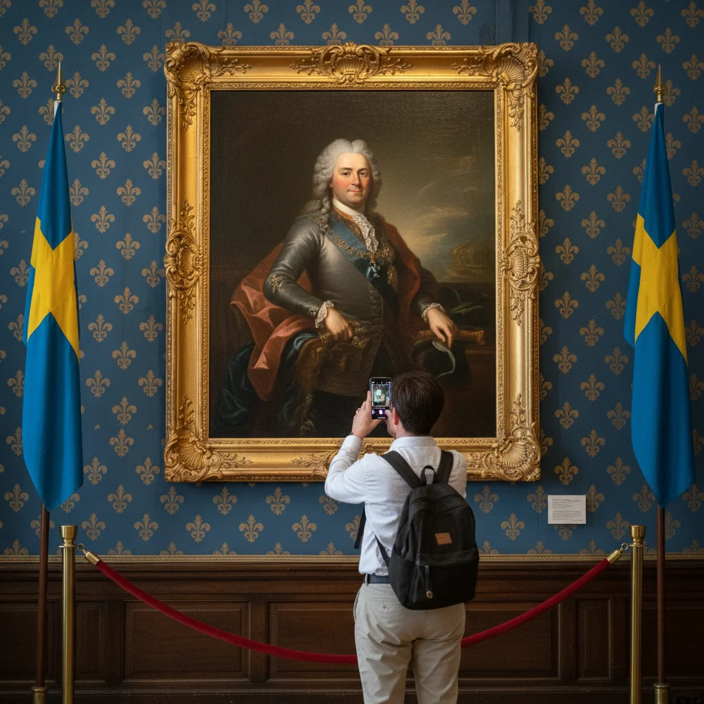 Offizielles Porträt des schwedischen Königs Carl XVI. Gustaf