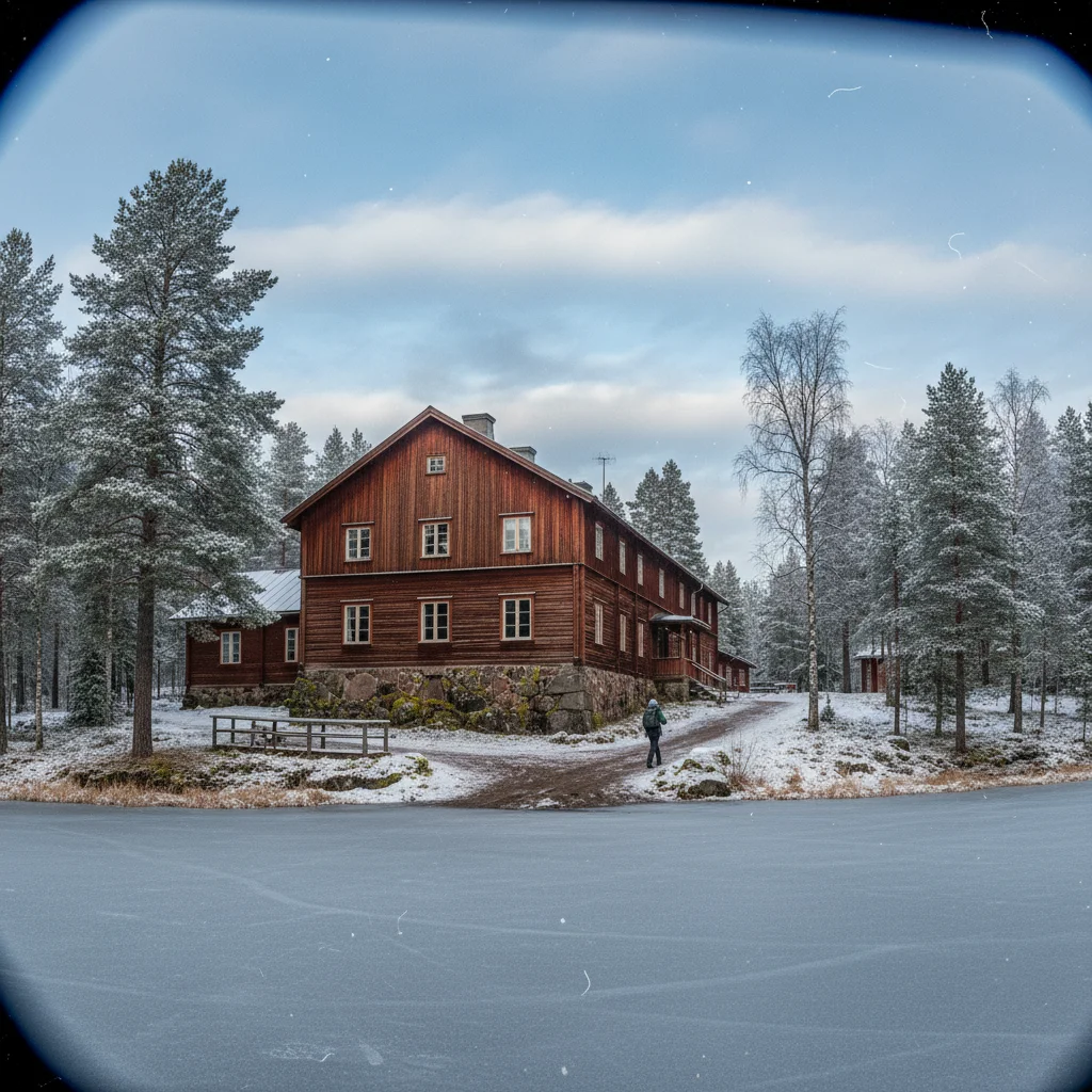 Hotel am Koli Nationalpark mit Blick über den Pielinen See