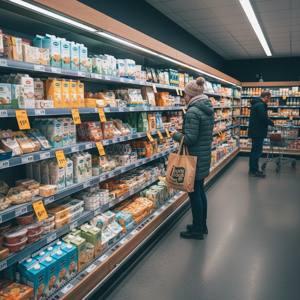 Lebensmittelpreise und Einkaufen in Dänemark