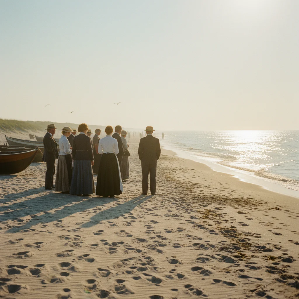 Gemälde im Stil der Skagen-Maler mit Strand und Licht