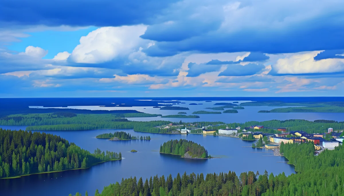 Seenlandschaft bei Kuopio