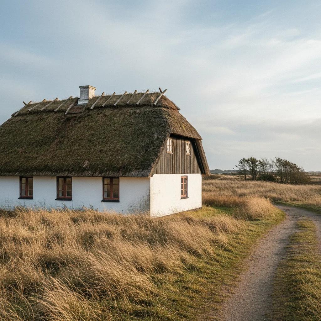 Historisches Tangdachhaus auf Læsø