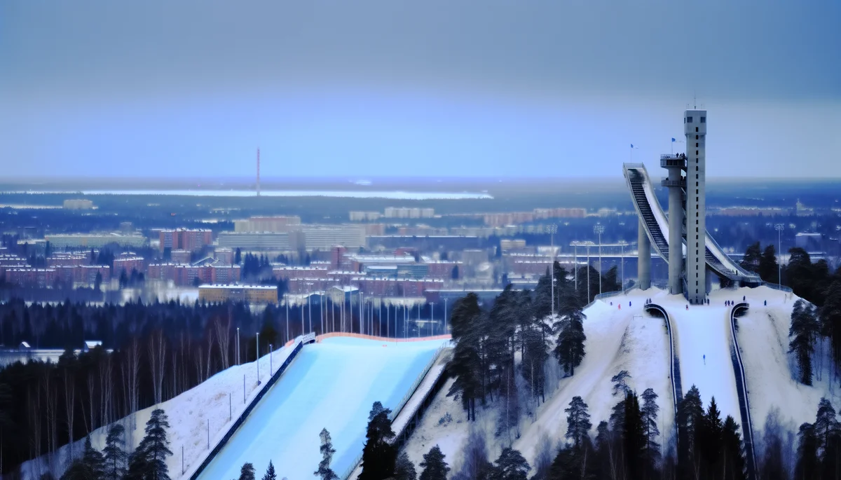 Skisprungschanze in Lahti