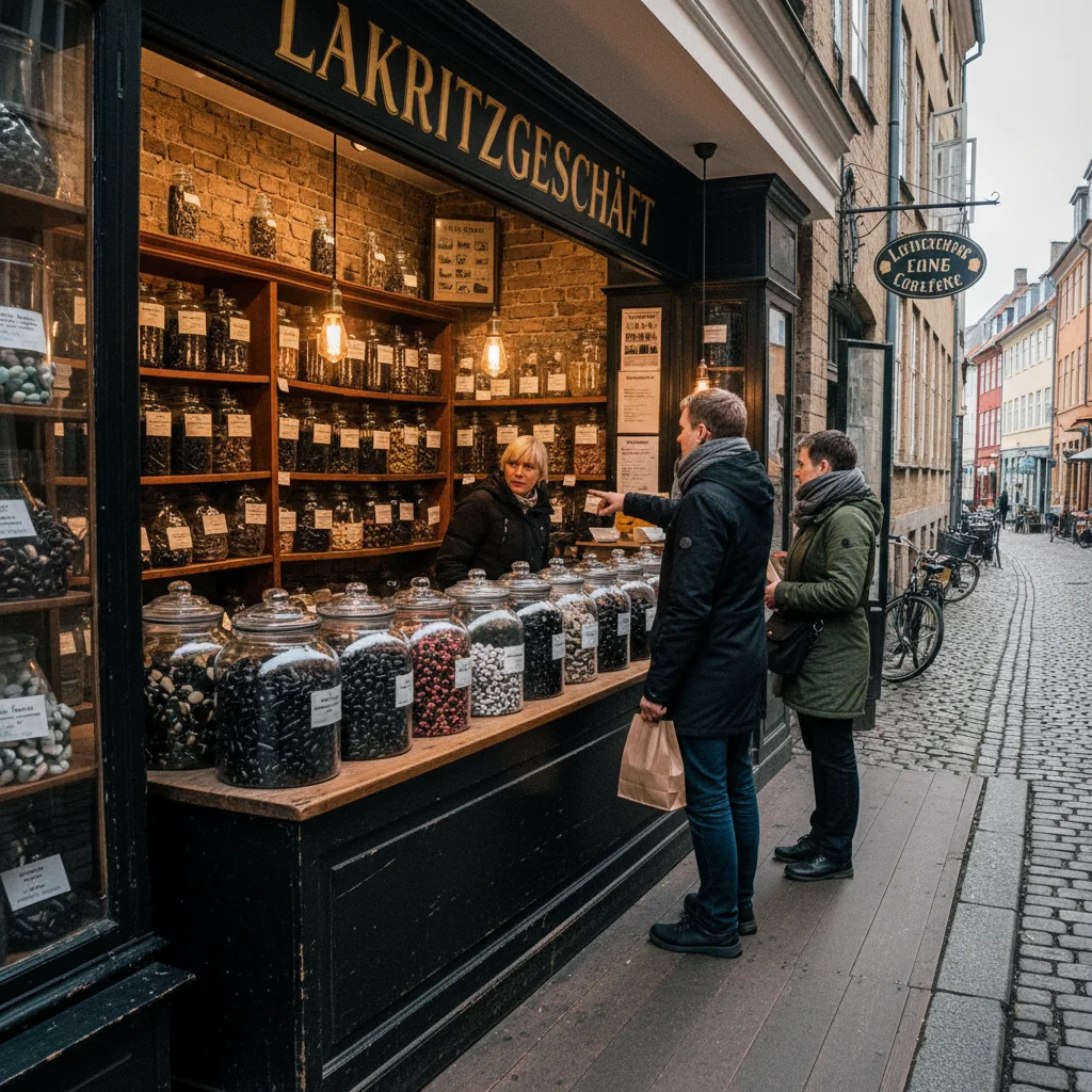 Lakritzgeschäft mit großer Auswahl in Kopenhagen