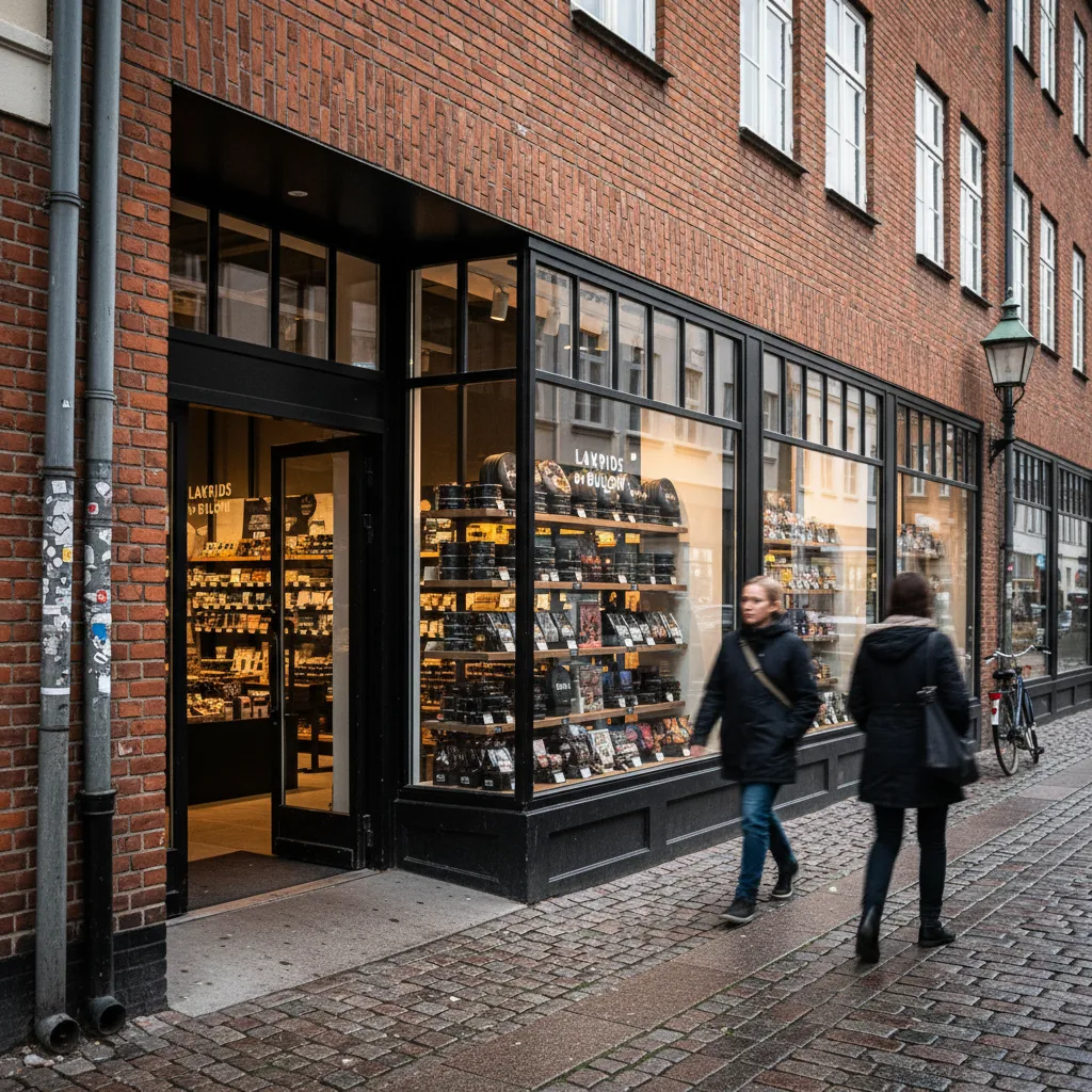 Lakrids by Bülow Geschäft in Kopenhagen