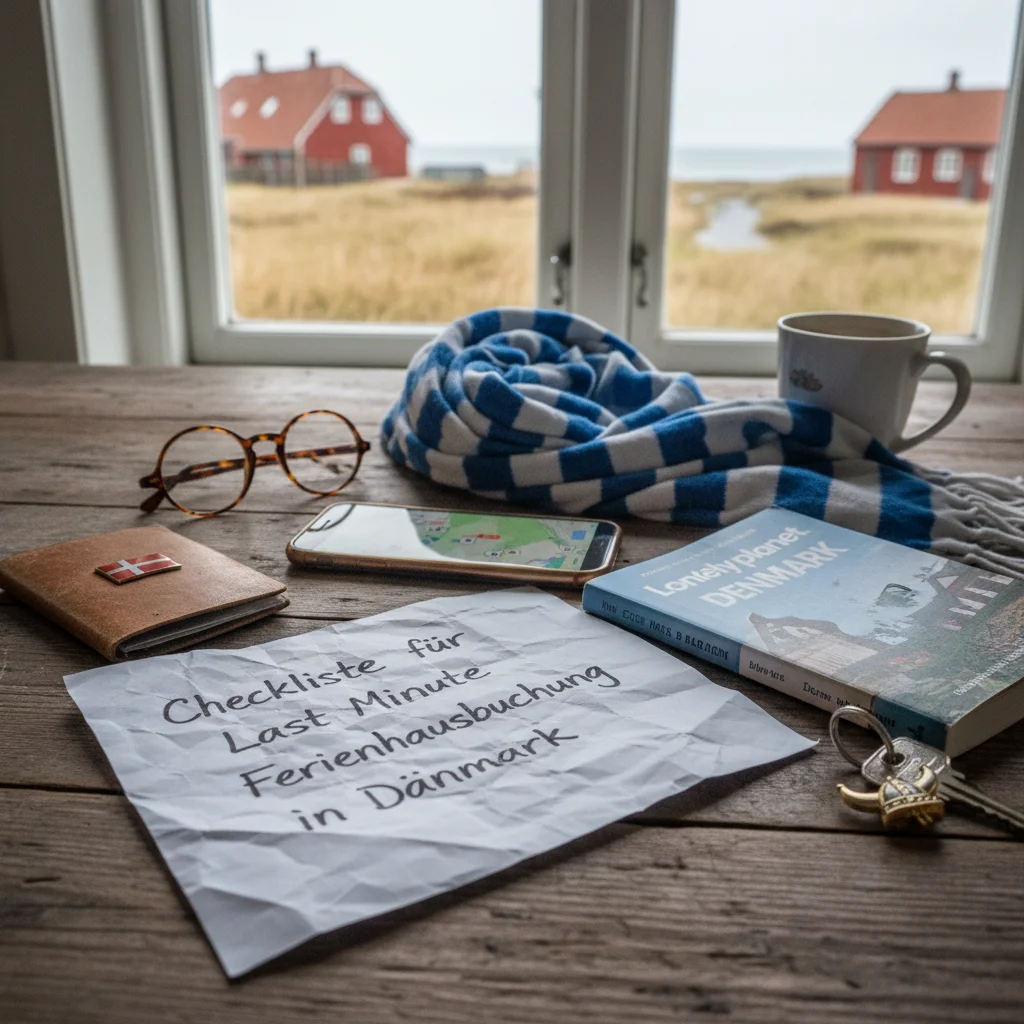 Checkliste für Last Minute Ferienhausbuchung in Dänemark