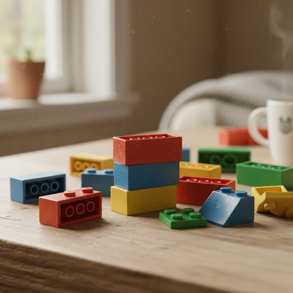 Die ersten LEGO Kunststoffsteine aus den 1950er Jahren