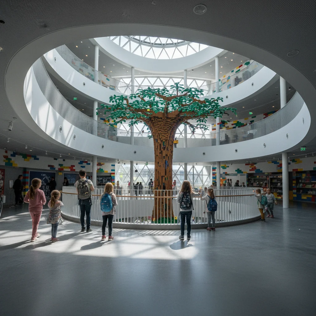 Innenansicht des LEGO House in Billund