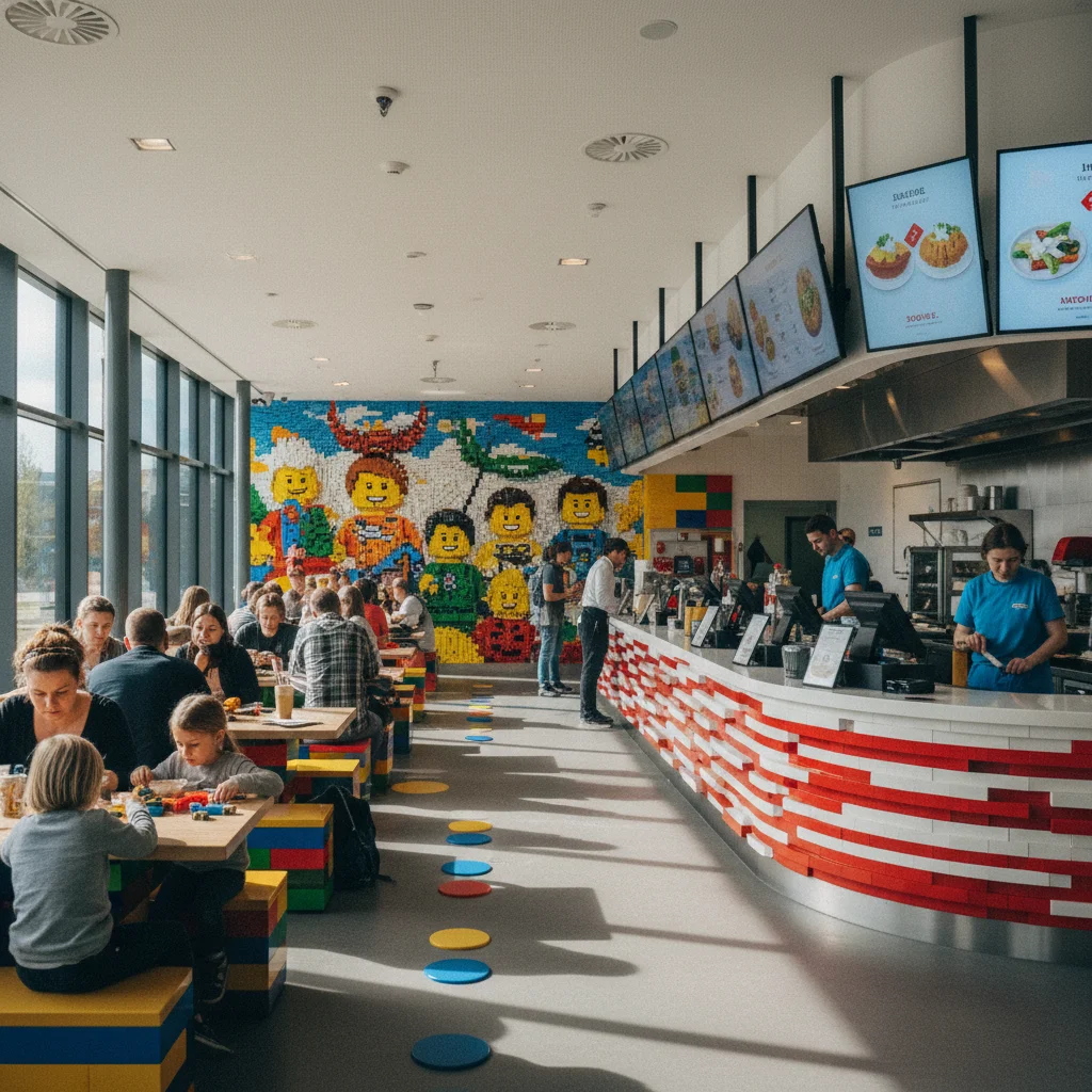 Restaurant im LEGO House Billund