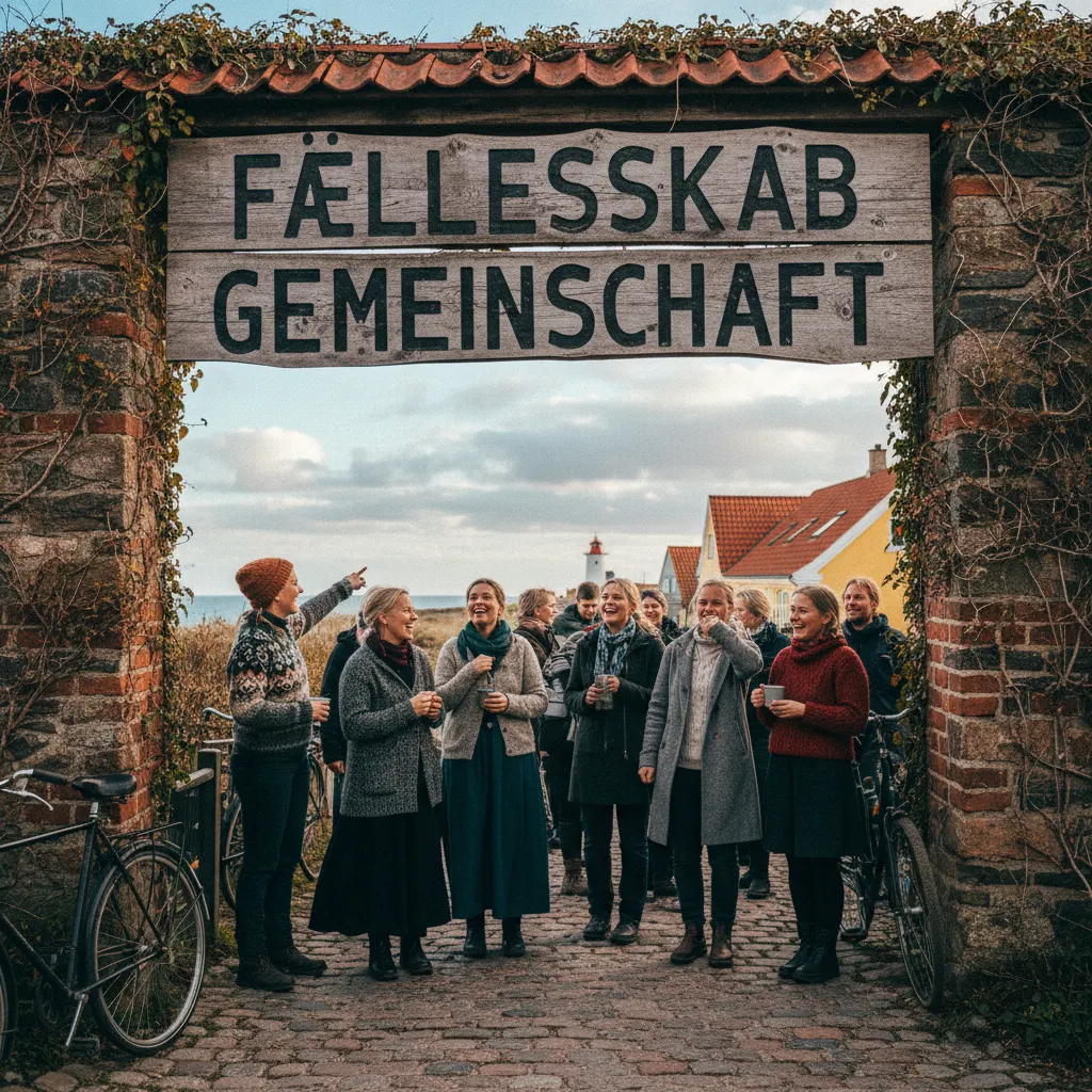 Fællesskab Gemeinschaft in Dänemark