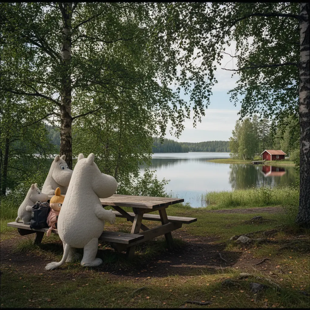Tove Jansson Ausstellung mit ihren Originalzeichnungen