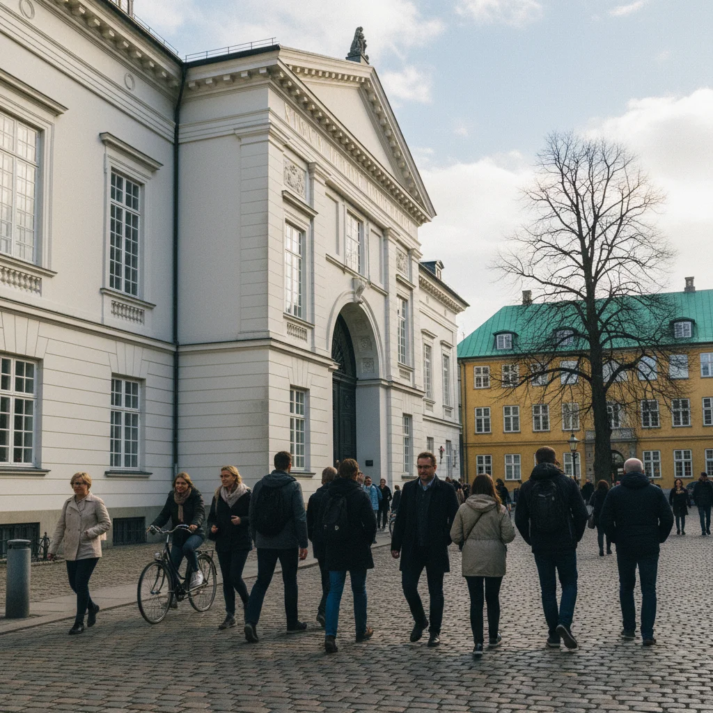 Dänisches Nationalmuseum in Kopenhagen von außen