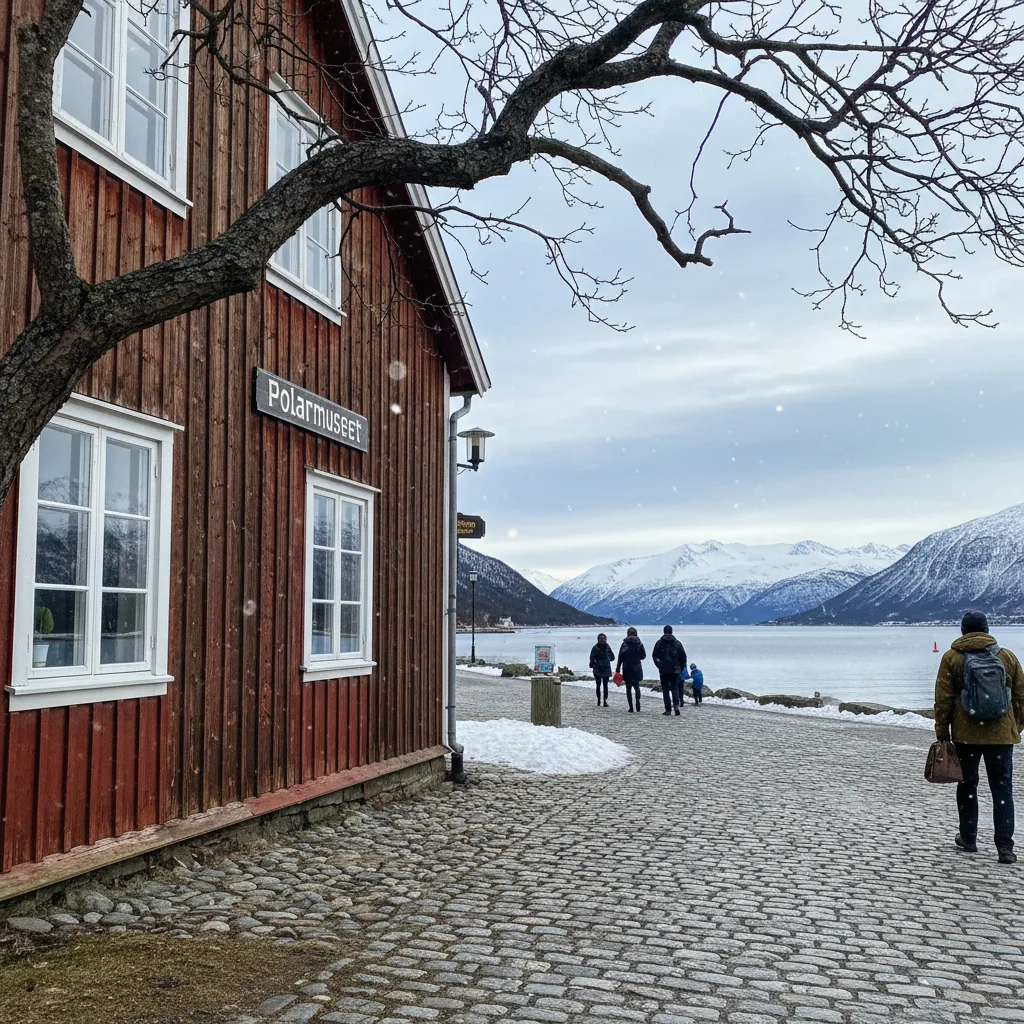 Polarmuseet in Tromsø mit Ausstellung über arktische Expeditionen