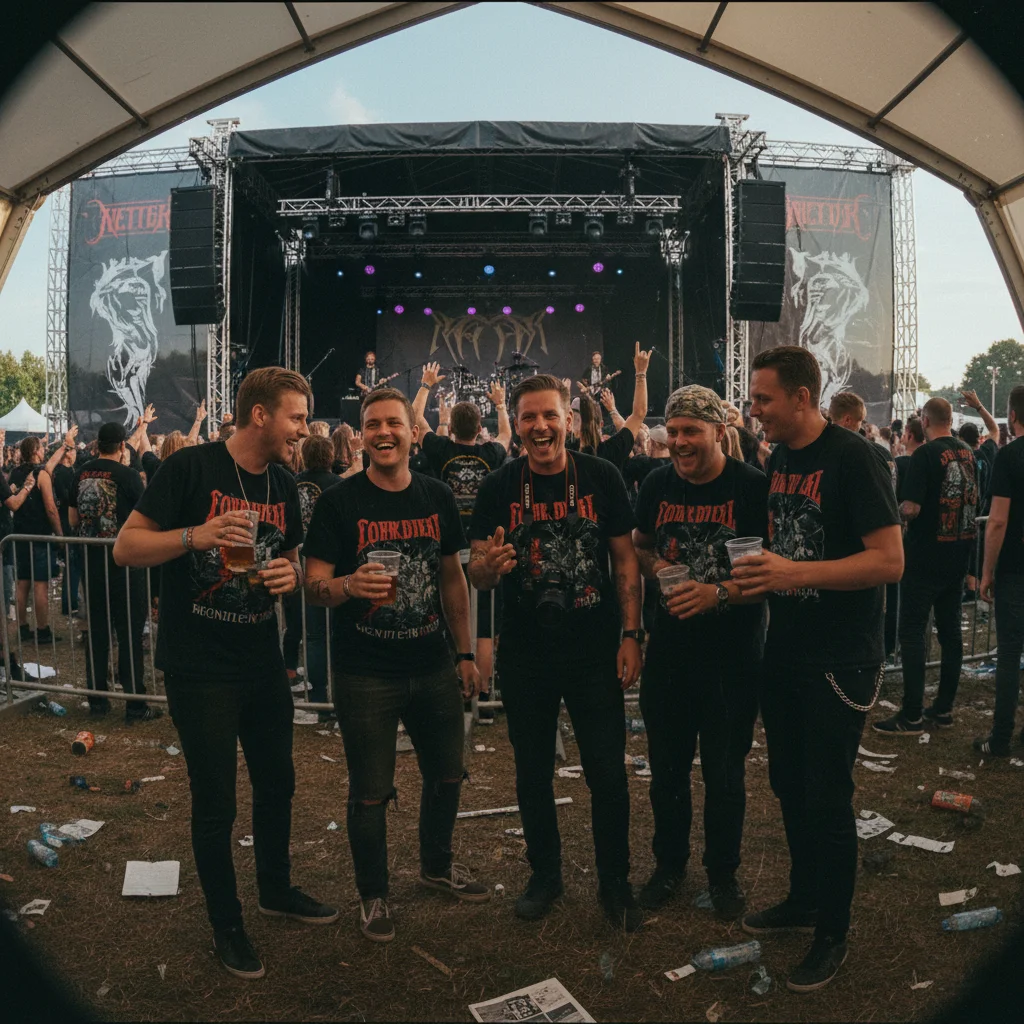 Metal-Festival in Finnland mit begeistertem Publikum