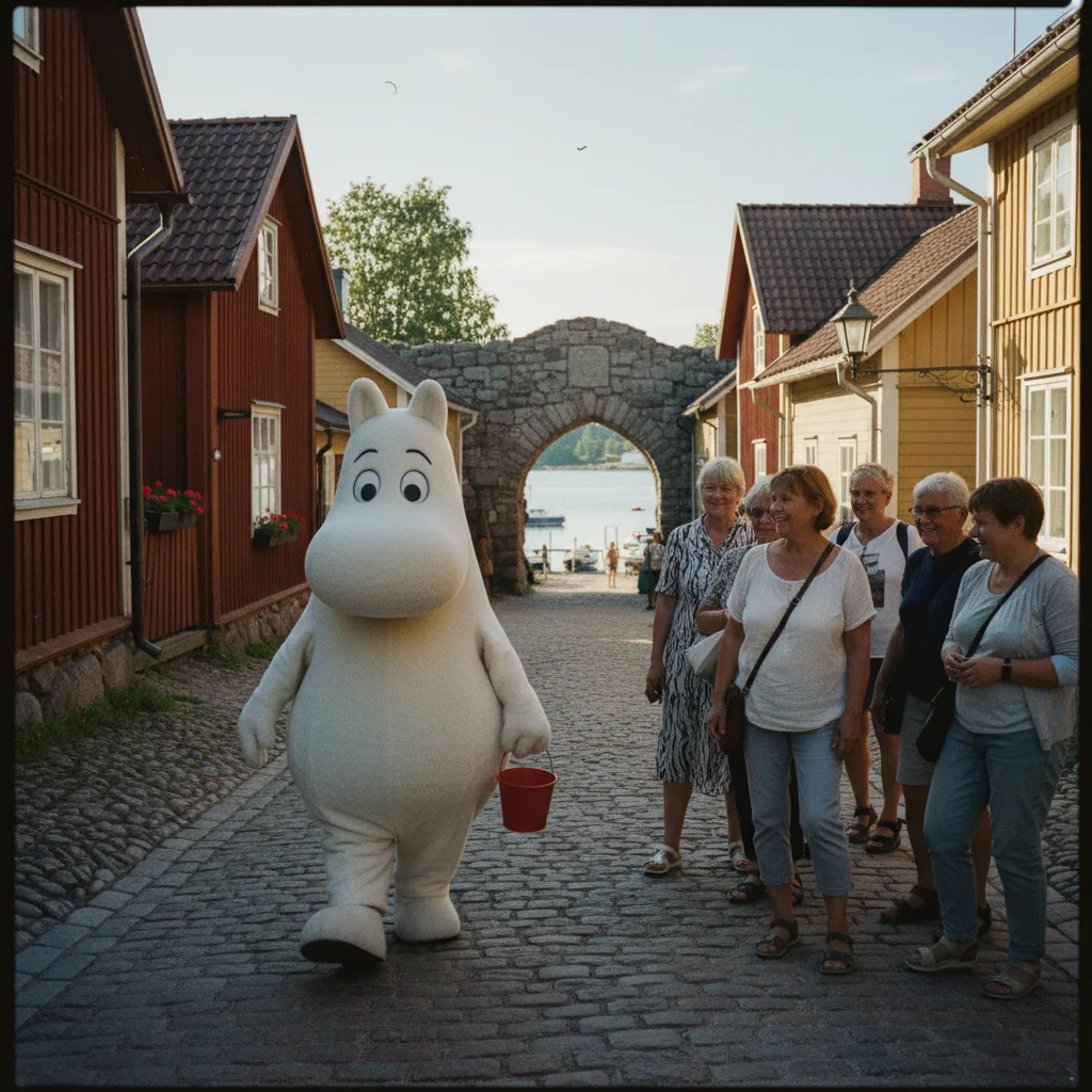 Moomin World Freizeitpark auf der Insel Kailo bei Naantali