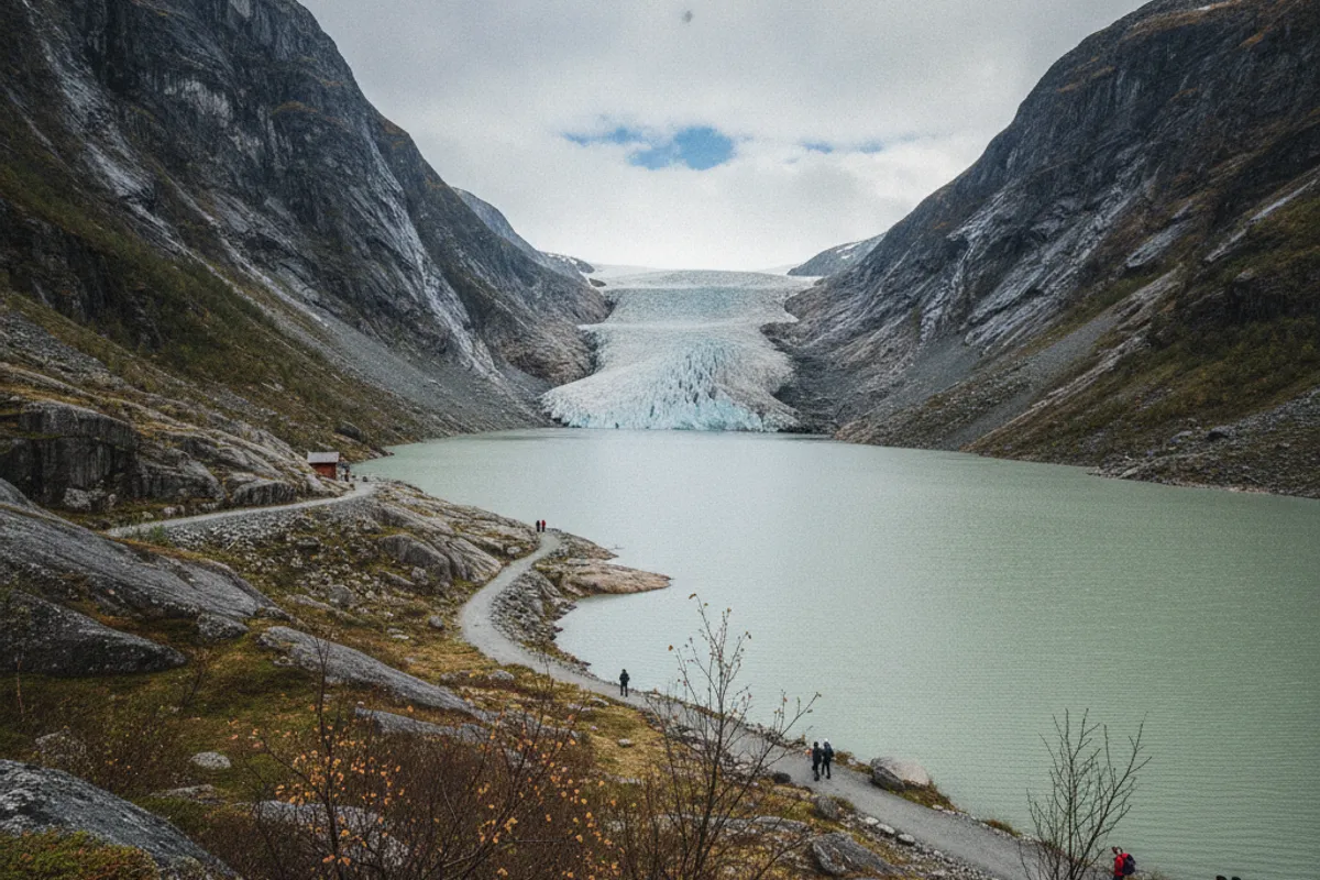 Briksdalsbreen Sehenswürdigkeit Norwegen