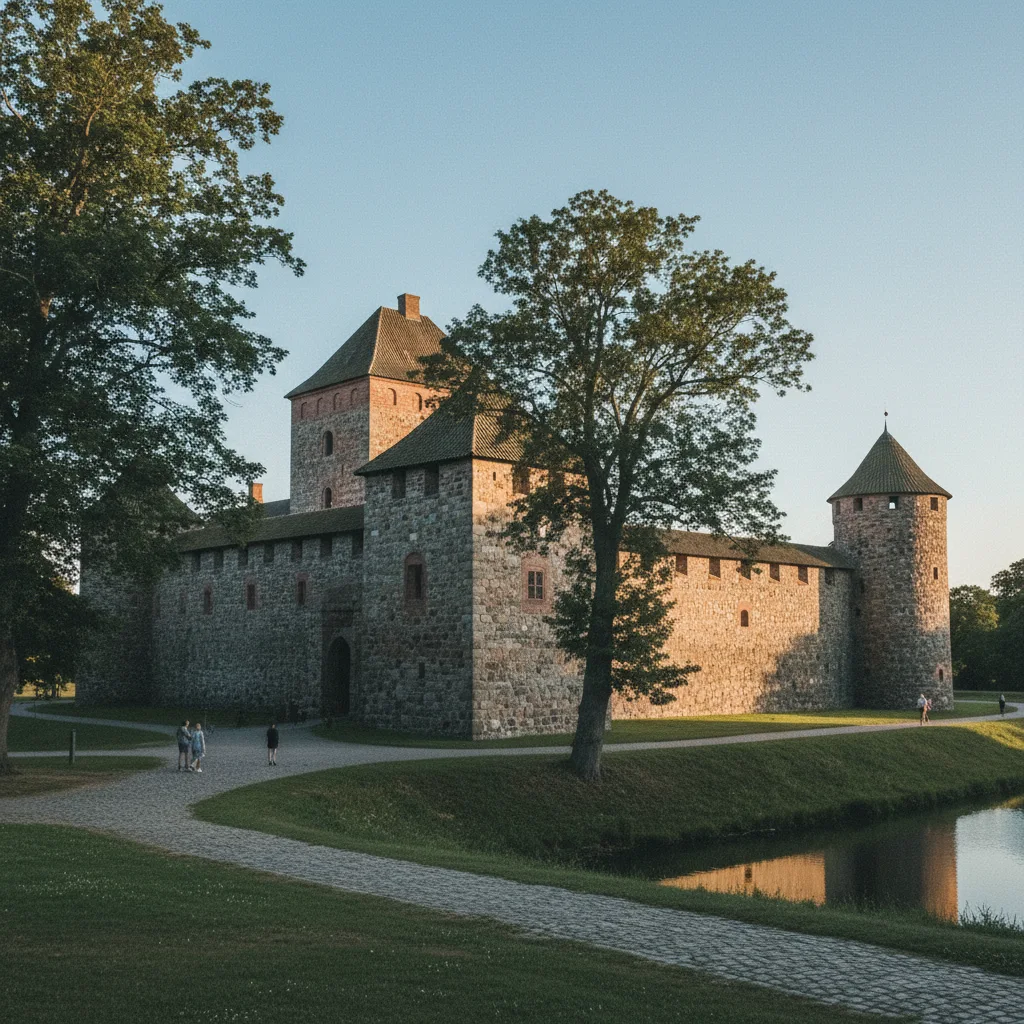 Schloss Nyborg mit seinen mittelalterlichen Mauern