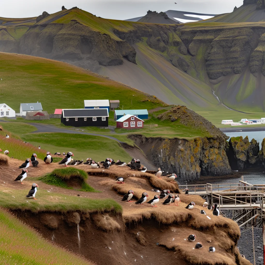 Papageientaucher in Borgarfjörður eystri, Ostisland