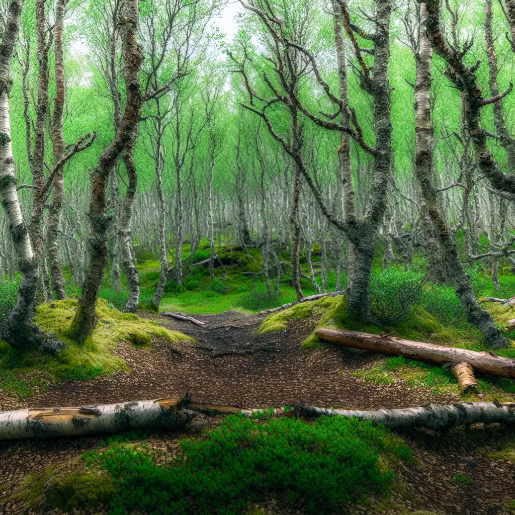 Hallormsstaðaskógur Wald in Ostisland, Islands größter Wald