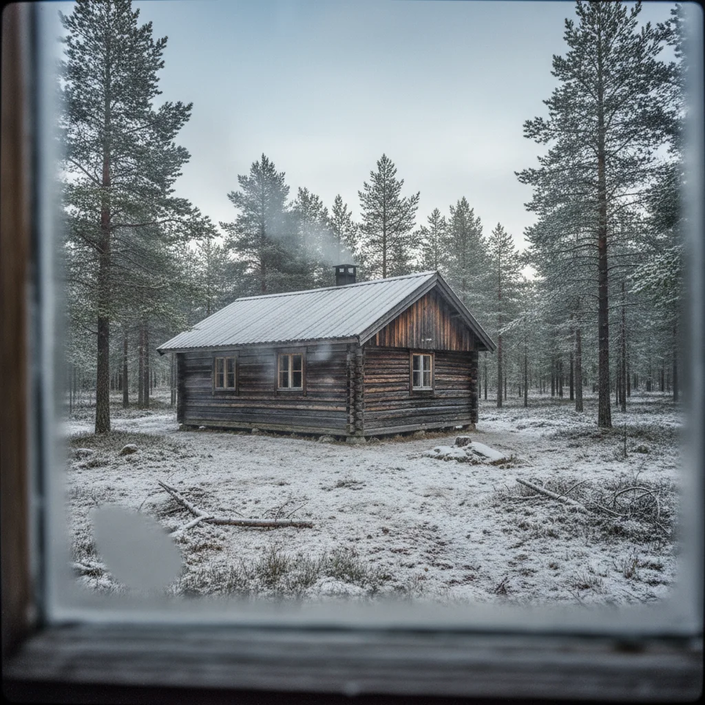 Schutzhütte am Wanderweg im Oulanka Nationalpark