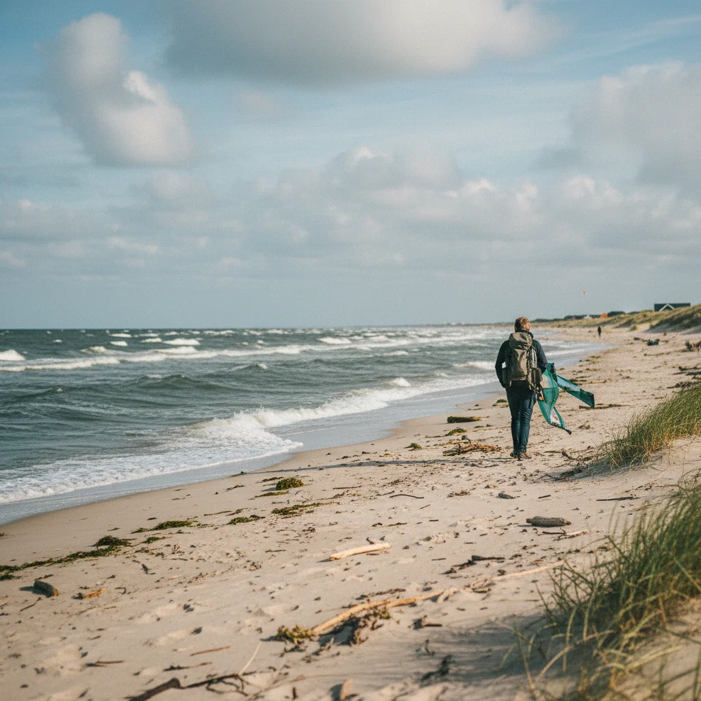 Strandtag an der dänischen Nordseeküste