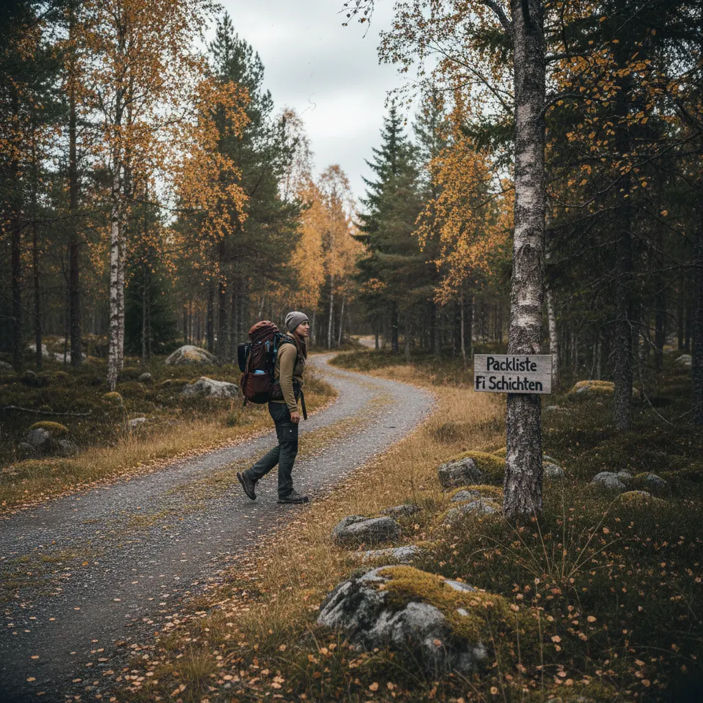 Kleidung im Schichtprinzip für Finnland