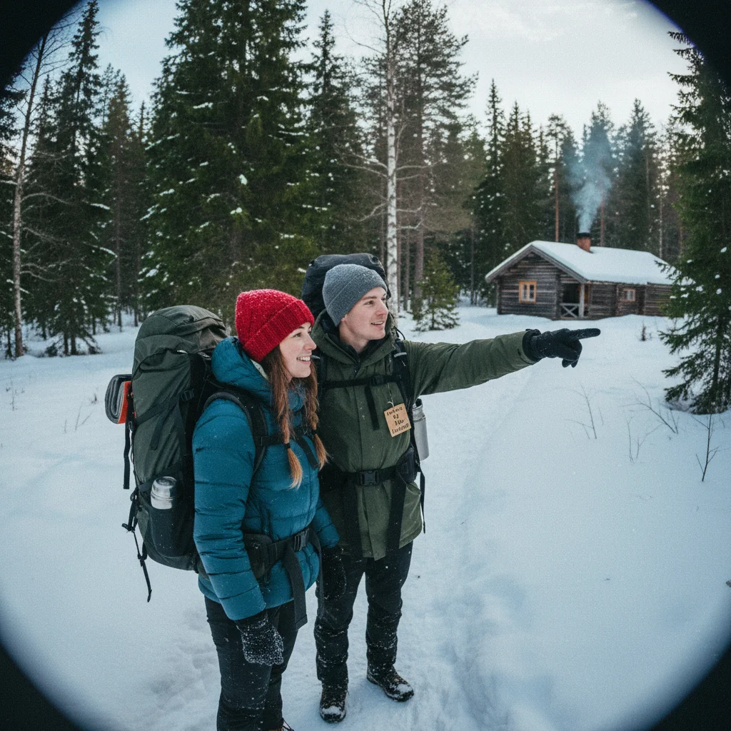 Winterausrüstung für eine Finnland-Reise