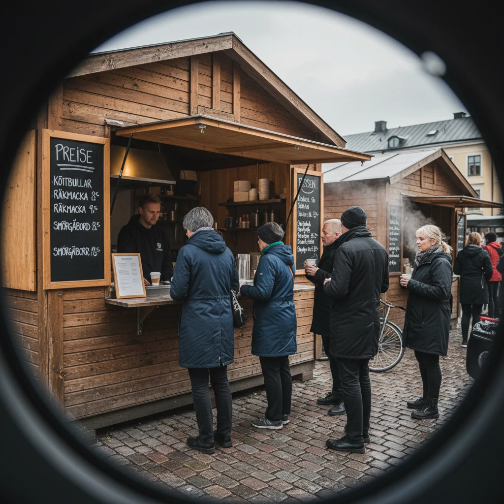 Restaurant an Bord eines Hurtigruten-Schiffs mit gedecktem Tisch