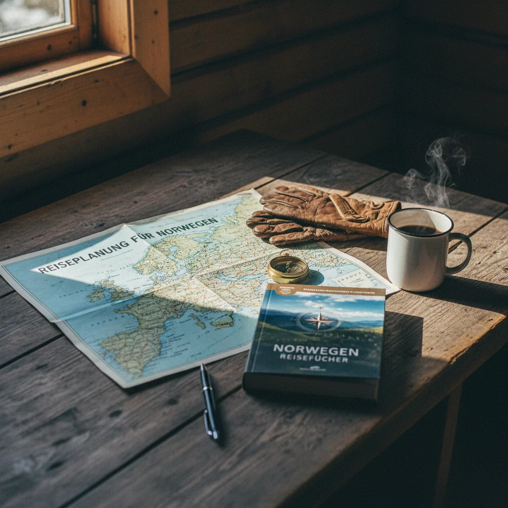 Reiseplanung für Norwegen mit Karte und Reiseführer