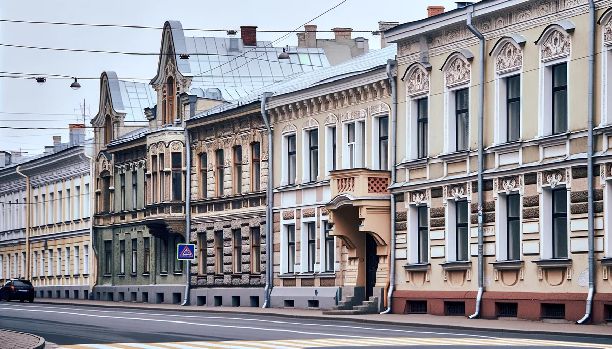 Jugendstil-Fassaden in Riga