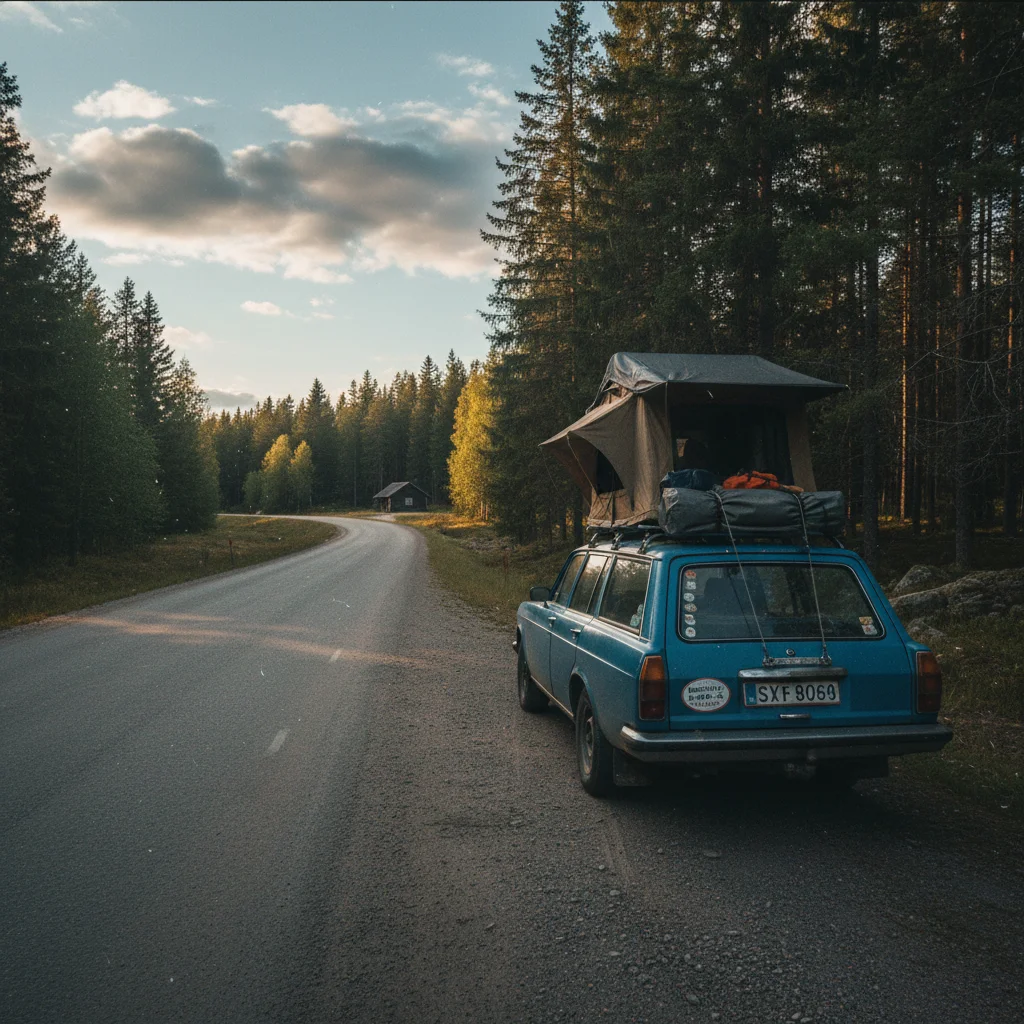 Abfahrt in Helsinki zum Roadtrip Richtung Norden