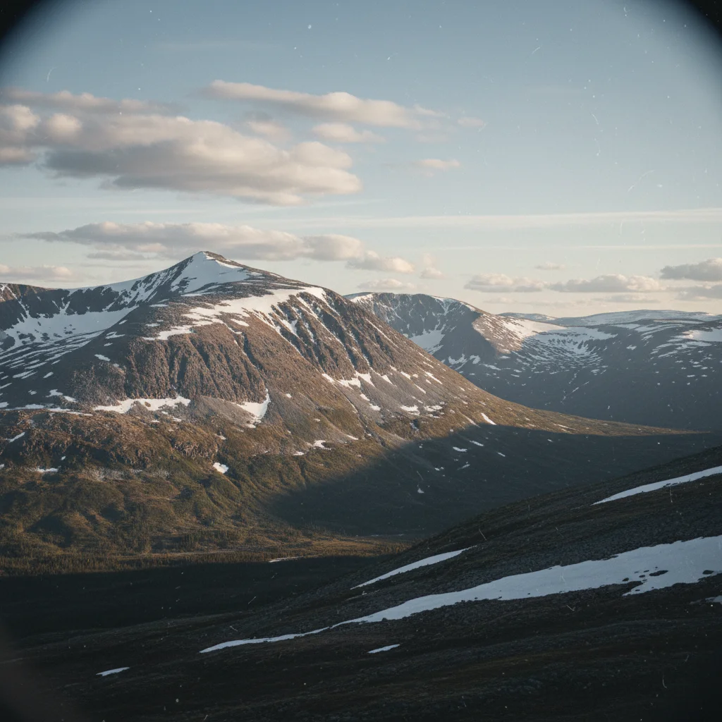Gipfelpanorama im Rondane Nationalpark mit weiter Hochgebirgslandschaft