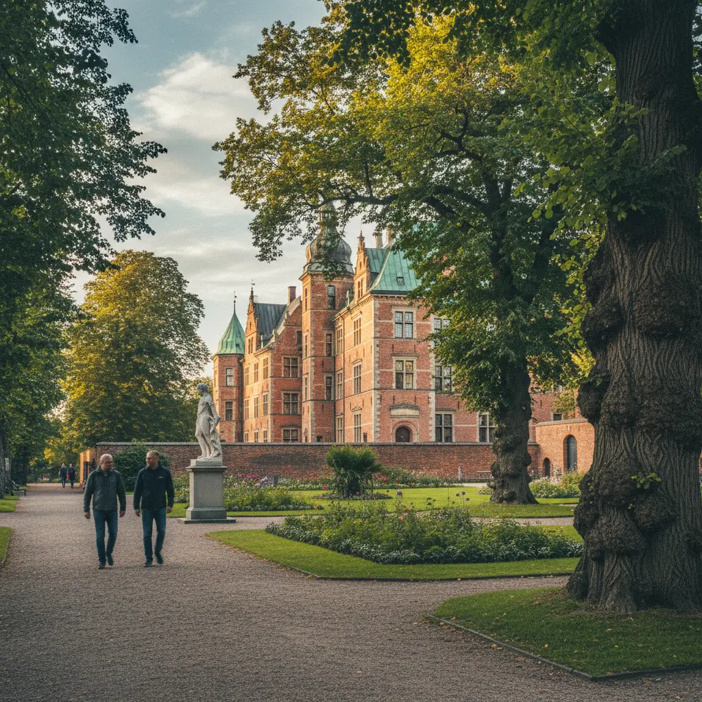 Kongens Have, der königliche Garten vor Schloss Rosenborg in Kopenhagen