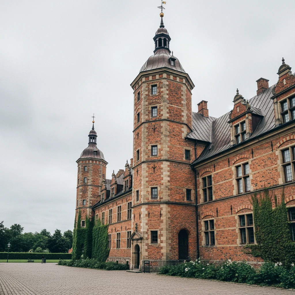 Detailansicht eines Eckturms von Schloss Rosenborg