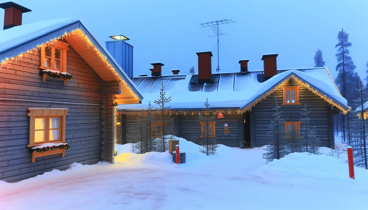 Weihnachtsmanndorf in Rovaniemi