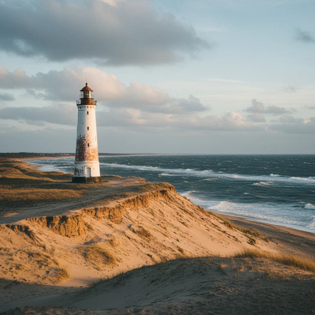 Rubjerg Knude Leuchtturm an der dänischen Nordseeküste