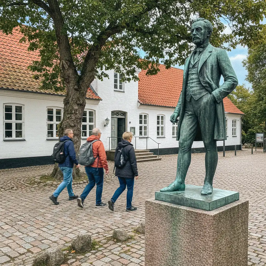 H.C. Ørsted Denkmal und Museum in Rudkøbing auf Langeland