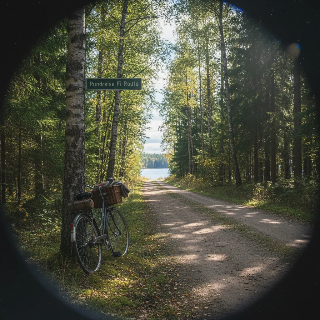 Übersichtskarte einer Finnland-Rundreise von Helsinki nach Lappland