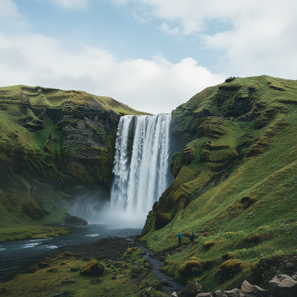Seljalandsfoss Wasserfall an Islands Südküste