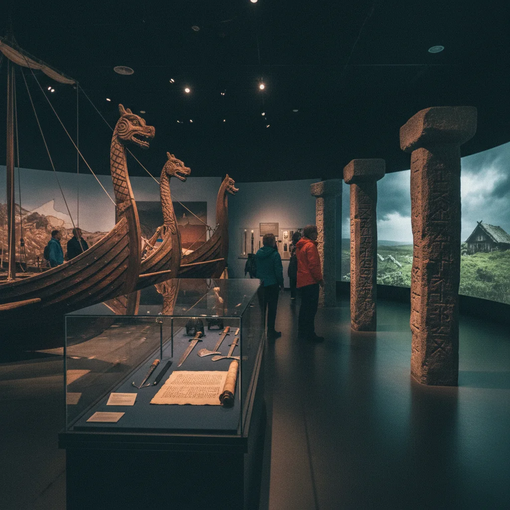 Museum in Island mit Ausstellung über die Sagas und Wikingerzeit