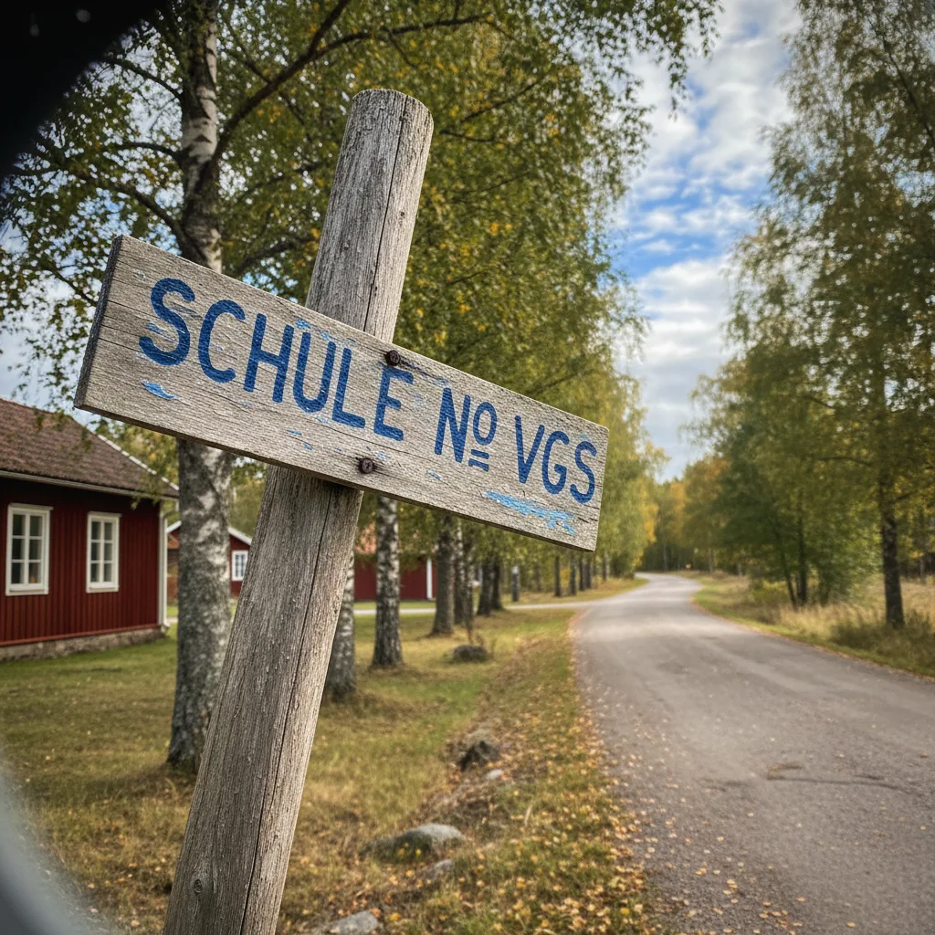 Moderne norwegische Videregående Skole mit Glasfassade