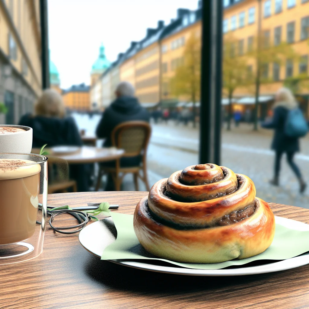 Schwedische Kanelbullar (Zimtschnecken) zum Fika mit Kaffee