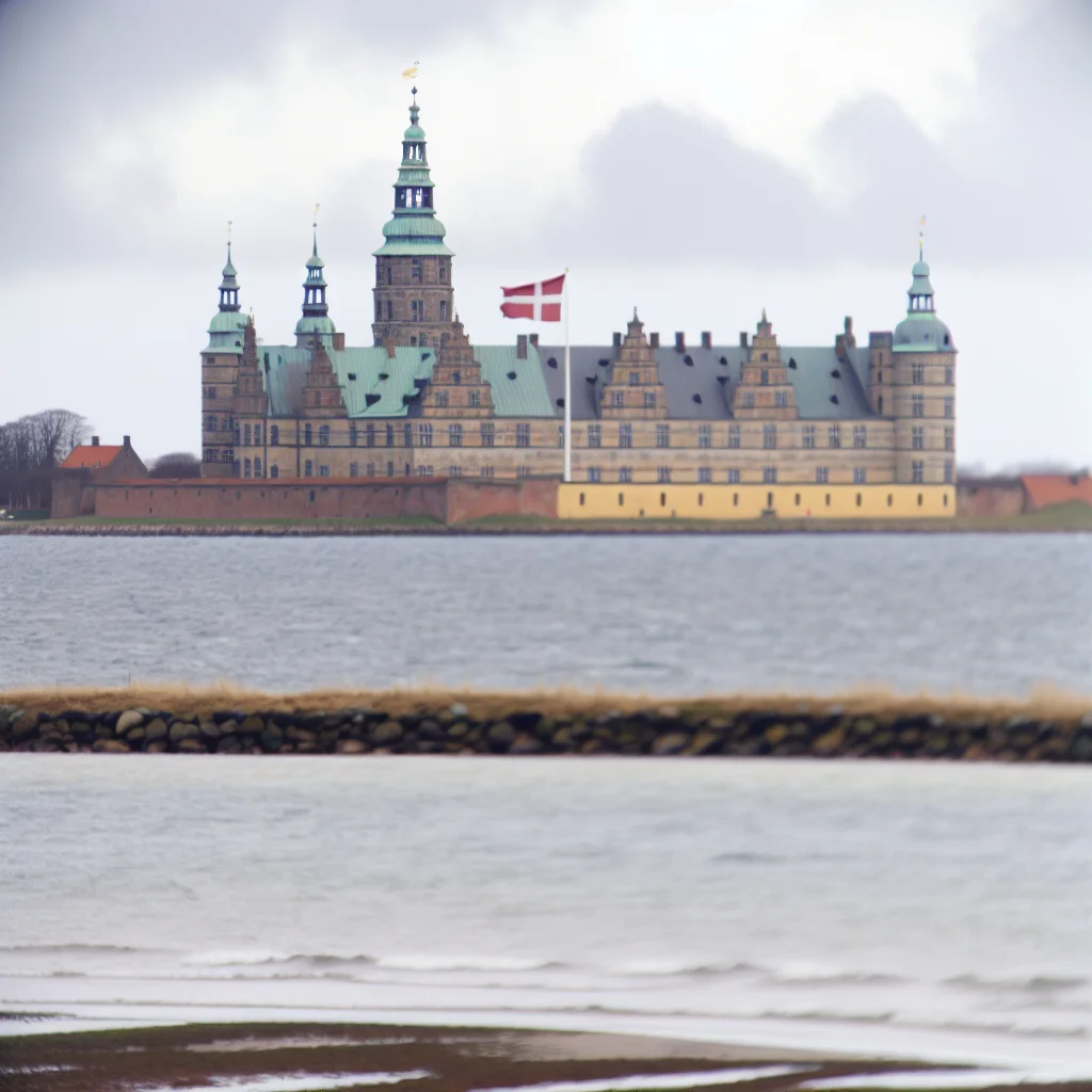 Schloss Kronborg in Helsingør am Øresund, das berühmte Hamlet-Schloss