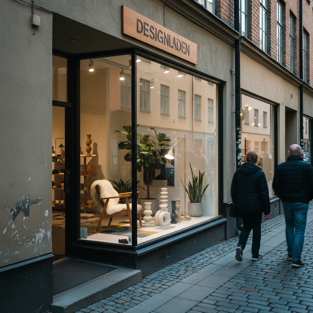 Designladen im SoFo-Viertel auf Södermalm mit skandinavischen Einrichtungsgegenständen