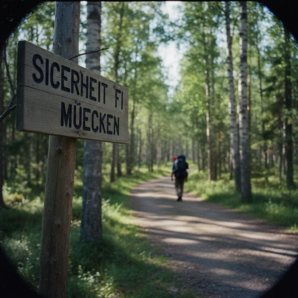 Mückenschutz-Ausrüstung für finnische Wälder