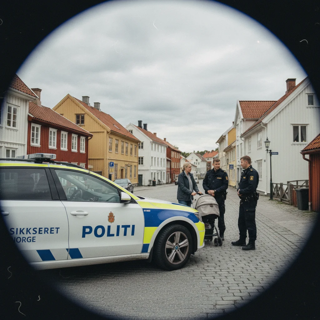 Norwegische Polizei im Einsatz