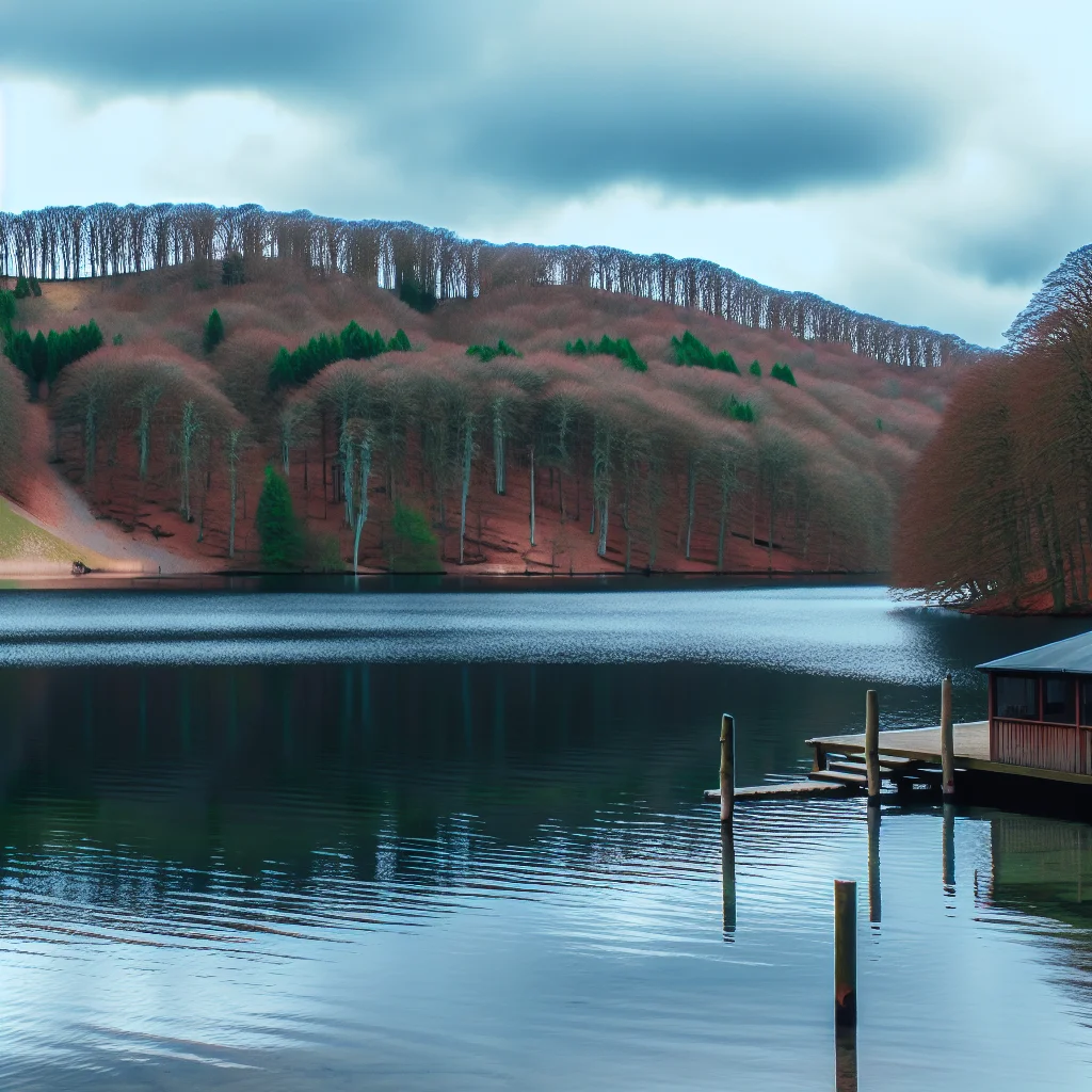 Seenlandschaft bei Silkeborg im dänischen Seenhochland