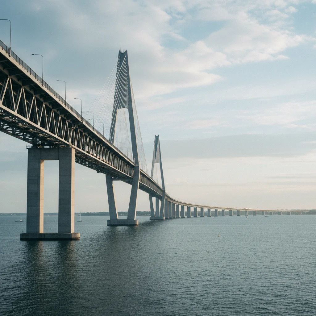 Öresundbrücke zwischen Dänemark und Schweden