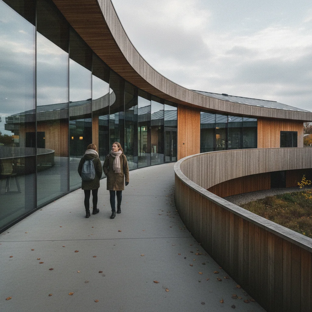 H.C. Andersen Museum in Odense mit modernem Eingangsbereich