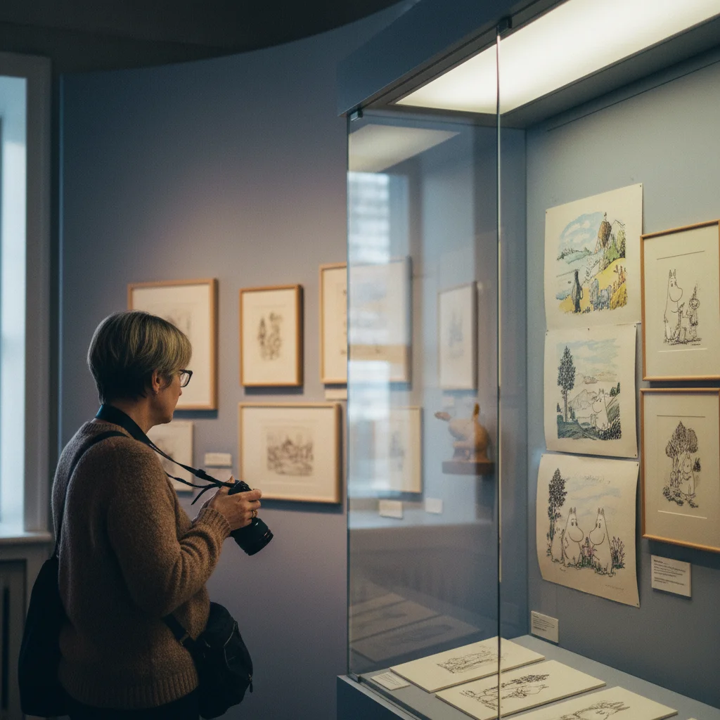 Mumin-Museum in Tampere mit Originalillustrationen von Tove Jansson
